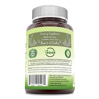 Foto 3 | Suplemento Amazing India Ashwagandha Cápsulas Vegetarianas de 500 Mg - Venta Internacional