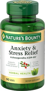 Foto 1 | Suplemento Nature's Bounty Stress Relief Ashwagandha Ksm-66 90 Tabletas - Venta Internacional.