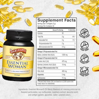 Foto 6 | Suplemento Barlean's Essential Woman Hormonal Balance 120 Unidades - Venta Internacional