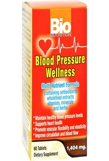 Foto 1 | Suplemento Bio Nutrition Blood Pressure Wellness 60 Comprimidos - Venta Internacional