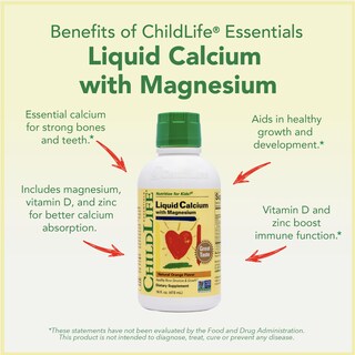Foto 5 | Suplemento de Calcio Líquido Childlife Essentials para Niños - Venta Internacional