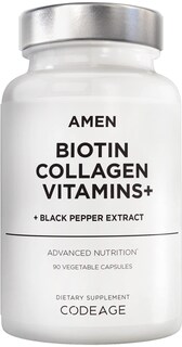 Foto 1 | Suplemento Amén Biotina Colágeno y Vitaminas 10 000 Mcg 90 Cápsulas - Venta Internacional