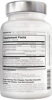 Foto 2 | Suplemento Amén Biotina Colágeno y Vitaminas 10 000 Mcg 90 Cápsulas - Venta Internacional