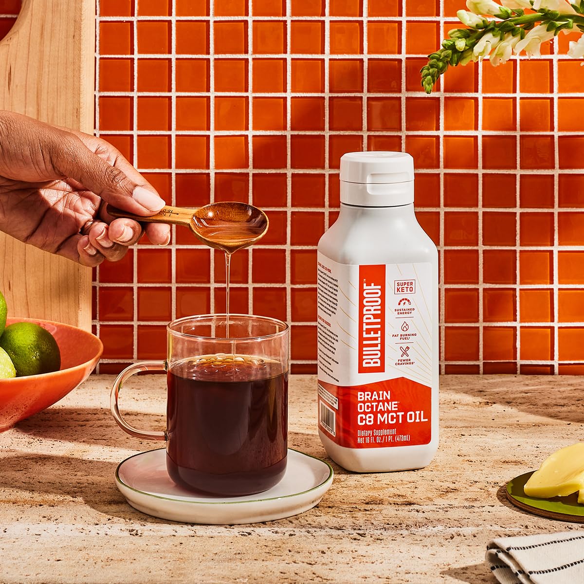 Foto 3 | Aceite MCT Bulletproof Brain Octane Premium C8 414 ml - Venta Internacional