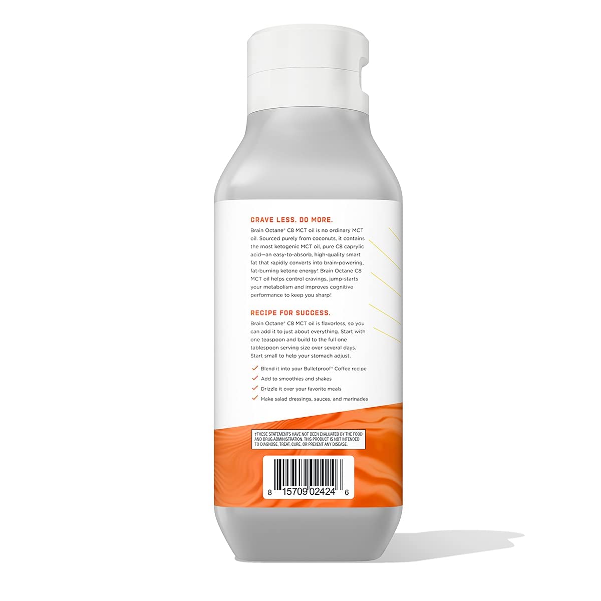 Foto 6 pulgar | Aceite MCT Bulletproof Brain Octane Premium C8 414 ml - Venta Internacional