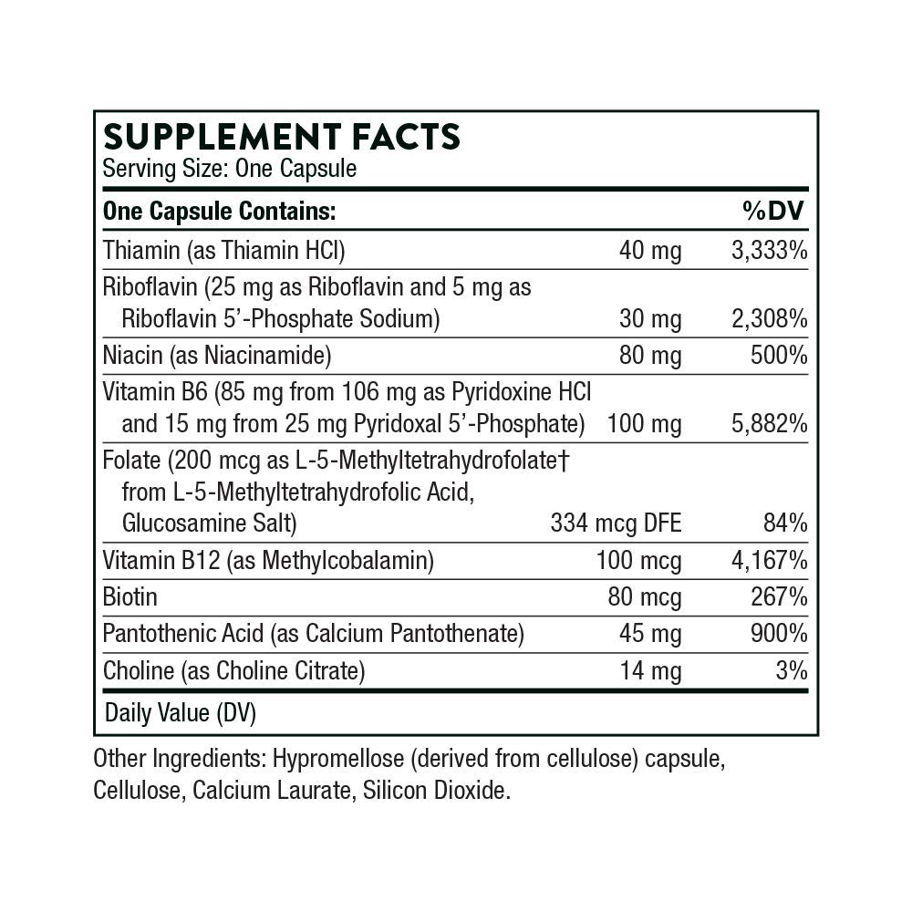 Foto 3 pulgar | Suplemento Thorne B-complex #6, Complejo De Vitamina B, 60 Cápsulas - Venta Internacional.