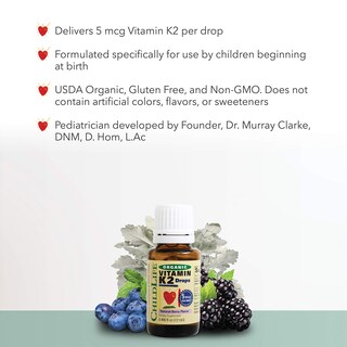 Foto 3 | Gotas De Vitamina K2 Childlife Essentials Orgánicas De 7 Ml, Paquete De 1 - Venta Internacional.