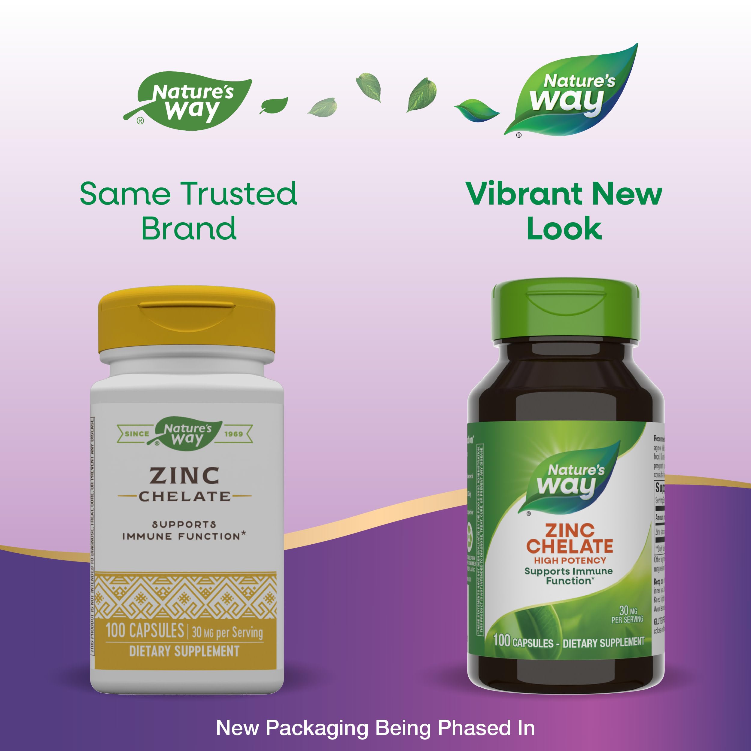 Foto 3 pulgar | Suplemento De Quelato De Zinc Nature's Way 30 Mg 100 Cápsulas - Venta Internacional.