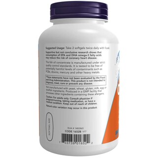 Foto 3 | Aceite De Pescado Omega 3 De Supplement Now Foods 200 Cápsulas Blandas - Venta Internacional.
