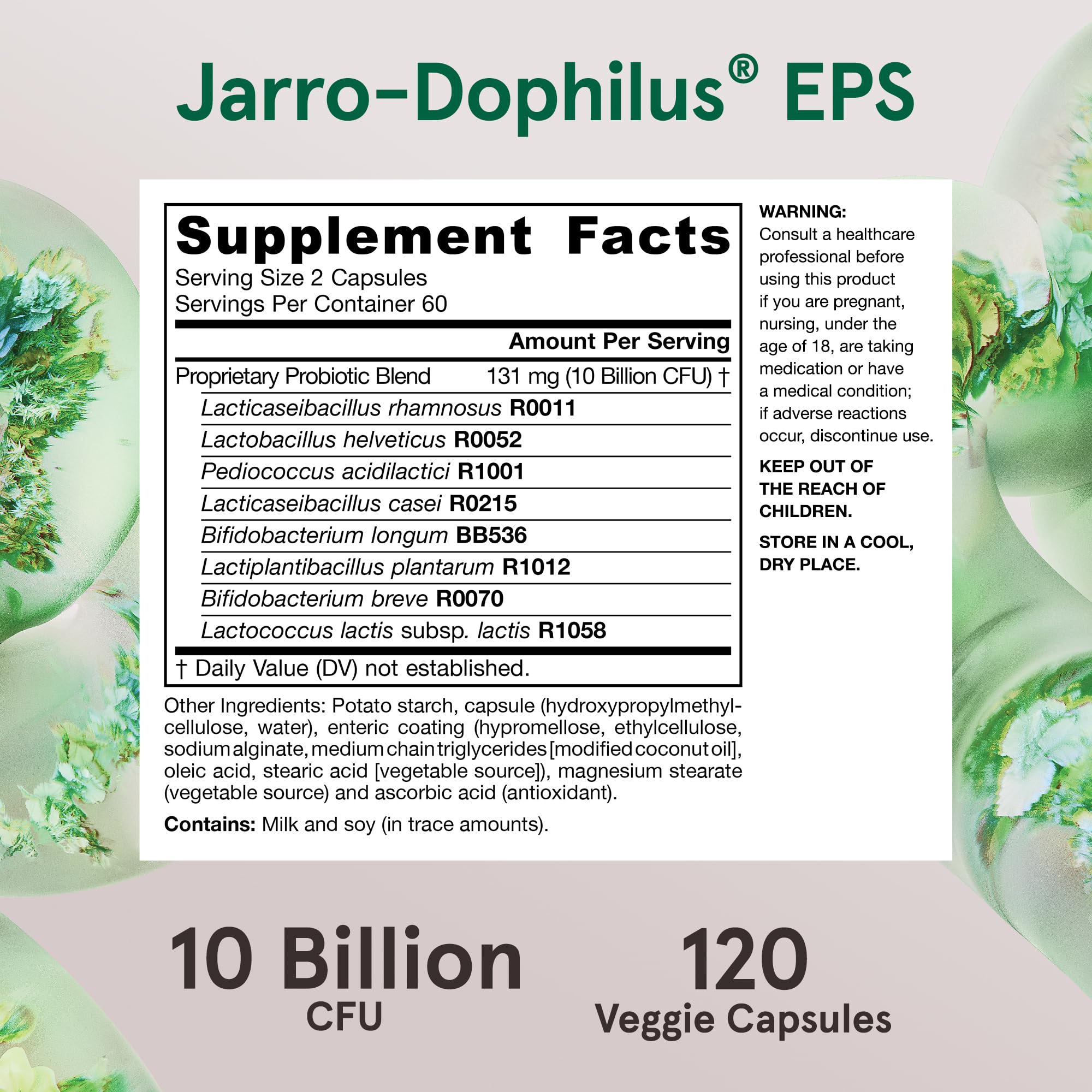 Foto 7 pulgar | Suplemento Jarro-dophilus Eps De Jarrow Formulas, 10 Mil Millones De Cfu - Venta Internacional.
