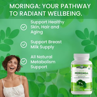 Foto 6 | Cápsulas De Moringa Pura Vida Moringa De Origen Único, 120 Unidades, 500 Mg - Venta Internacional.