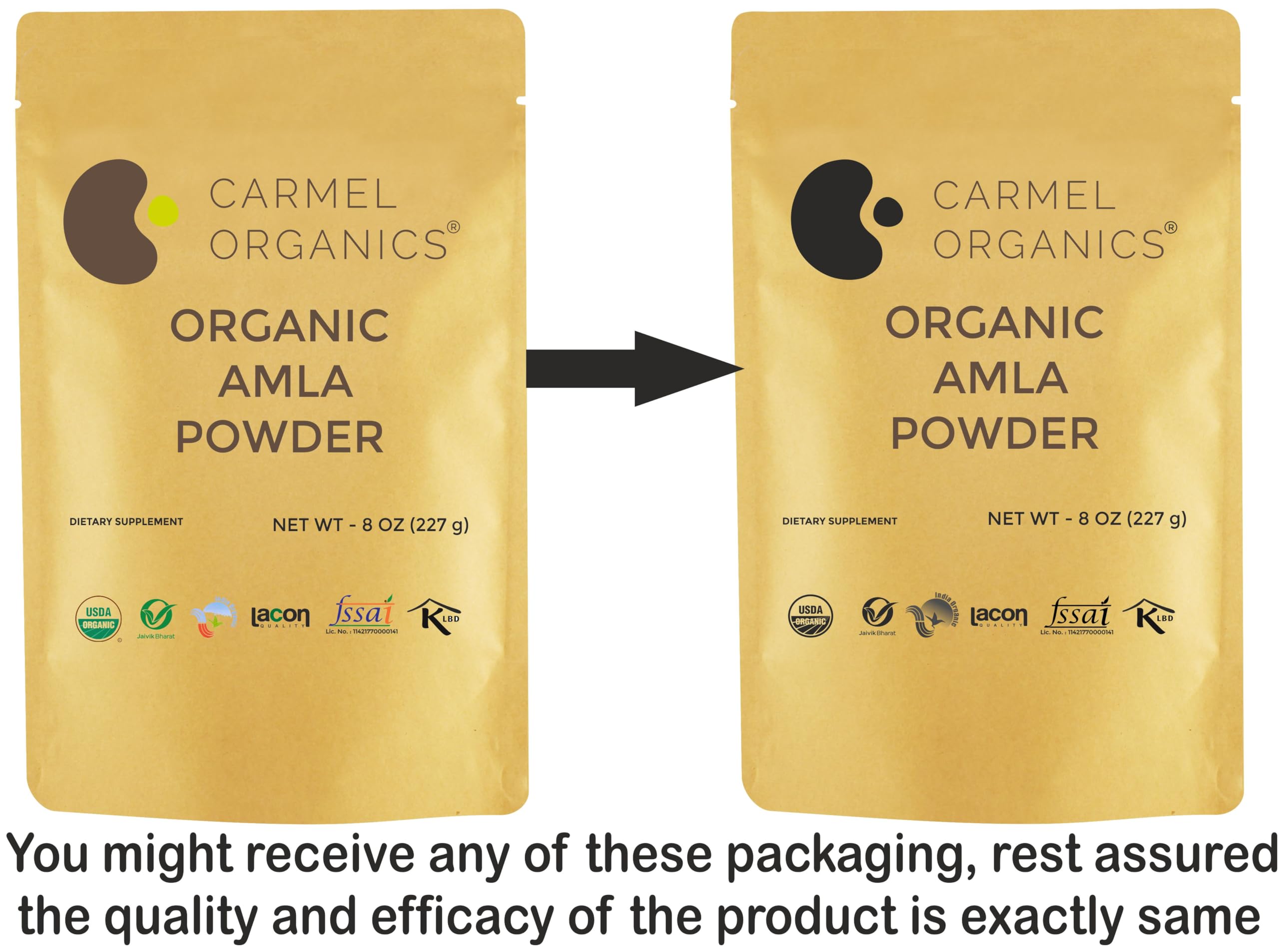 Foto 7 pulgar | Suplemento en Polvo Carmel Organics Amla Powder de 227 g-Venta Internacional