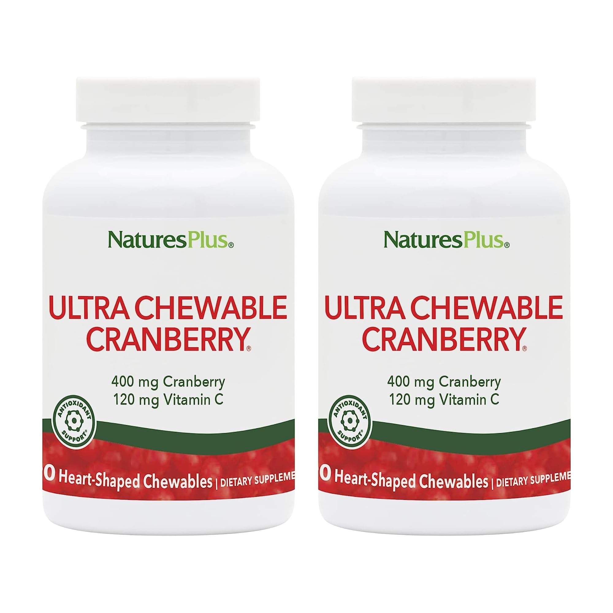 Foto 2 pulgar | Suplemento Natures Plus Ultra Masticable Cranberry X180 Tabletas - Venta Internacional.