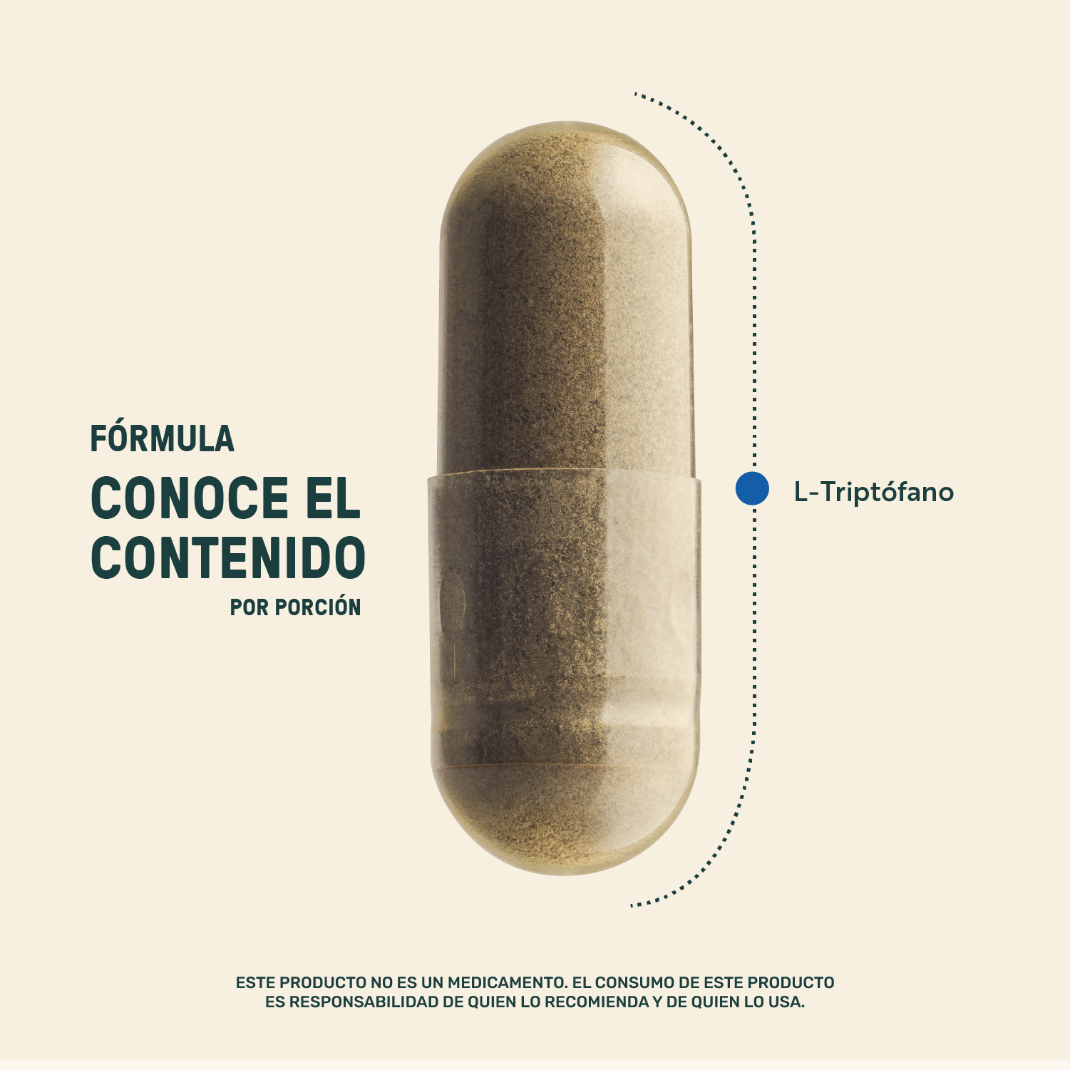 Foto 4 pulgar | Life 360+ Pure Tryptophan 180 Caps A Base De L-triptófano