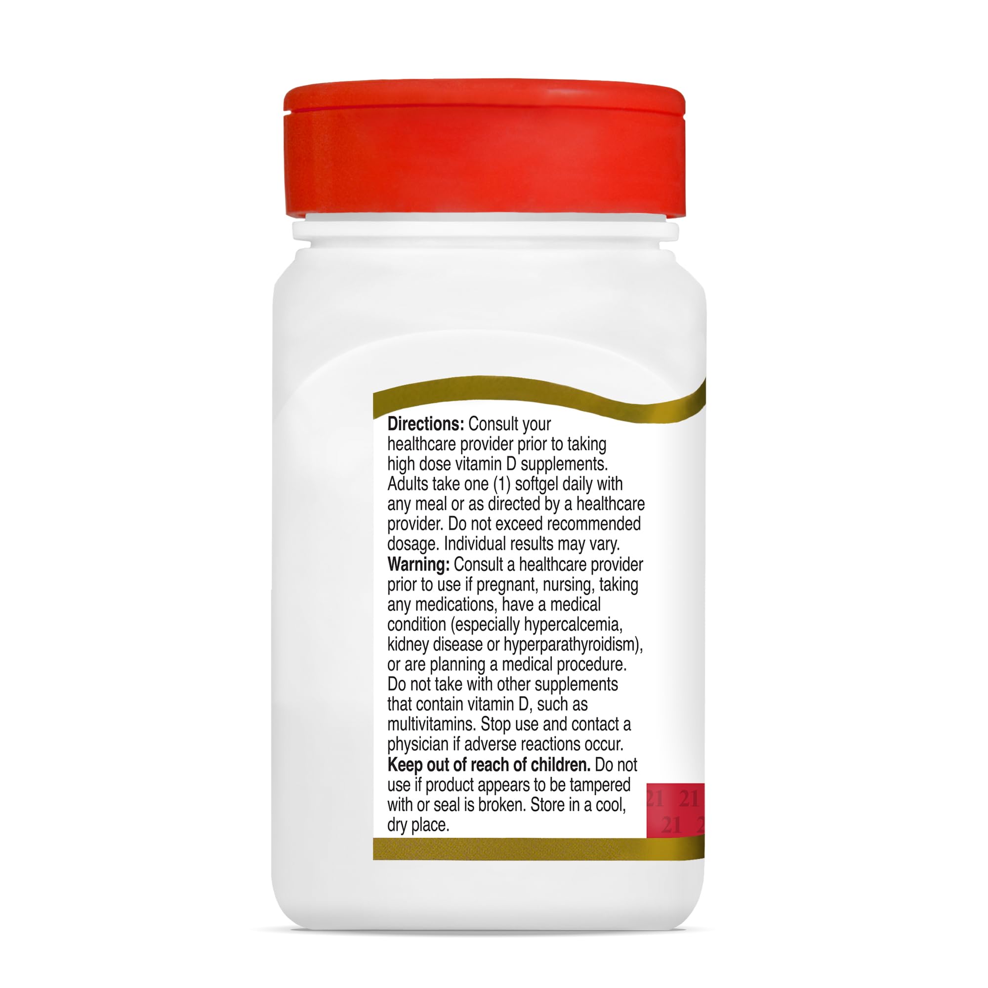 Foto 7 | Suplemento de Vitamina D3 de 21st Century Healthcare 125 mcg 110 Cápsulas Blandas - Venta Internacional