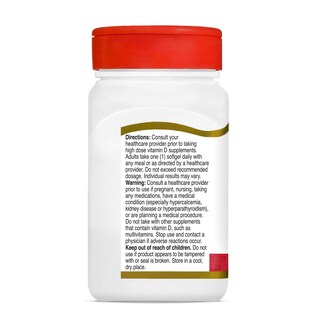 Foto 7 | Suplemento de Vitamina D3 de 21st Century Healthcare 125 mcg 110 Cápsulas Blandas - Venta Internacional