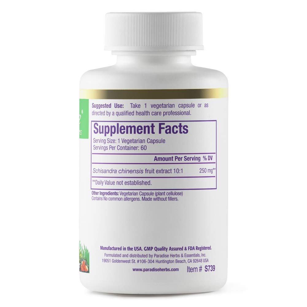 Foto 2 | Suplemento De Extracto De Schisandra Paradise Herbs 100 Ml - Venta Internacional.