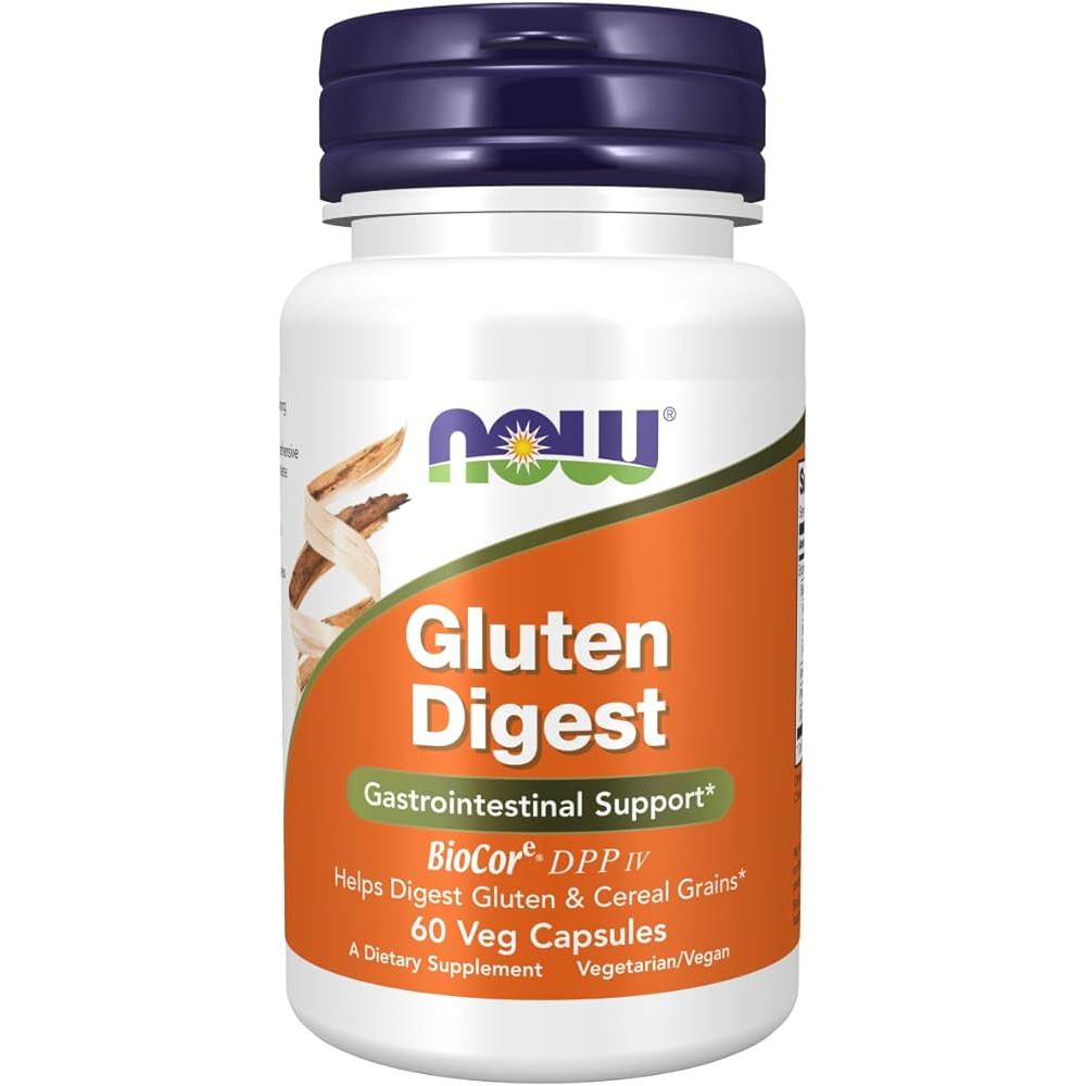 Suplemento NOW Gluten Digest en Cápsulas