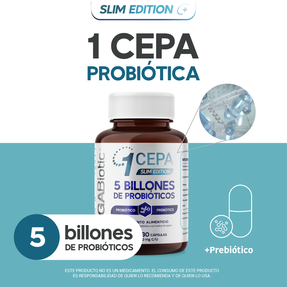 Foto 2 | Probióticos Slim Edition B. Animalis Megabiotic 30 Caps