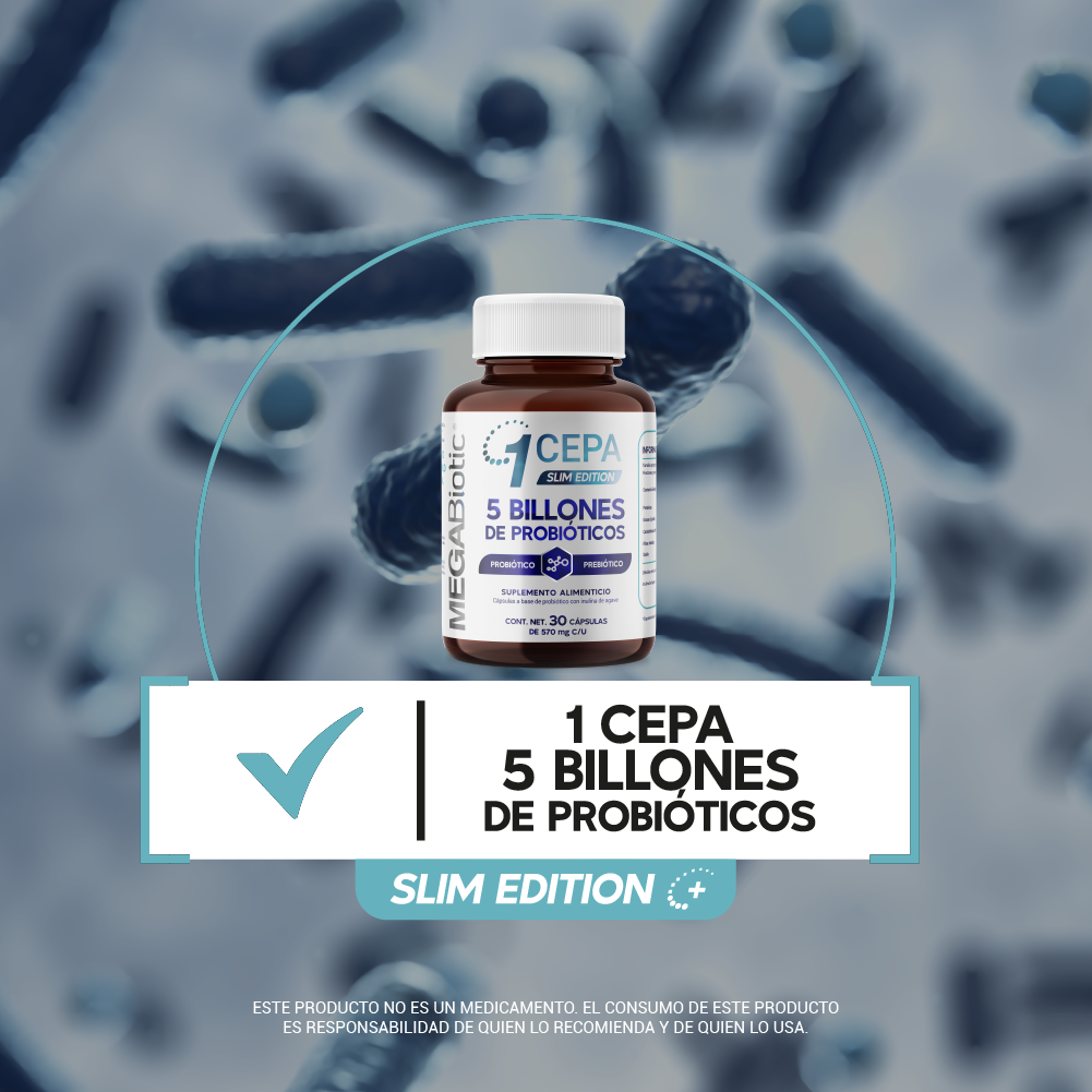 Foto 5 pulgar | Probióticos Slim Edition B. Animalis Megabiotic 30 Caps
