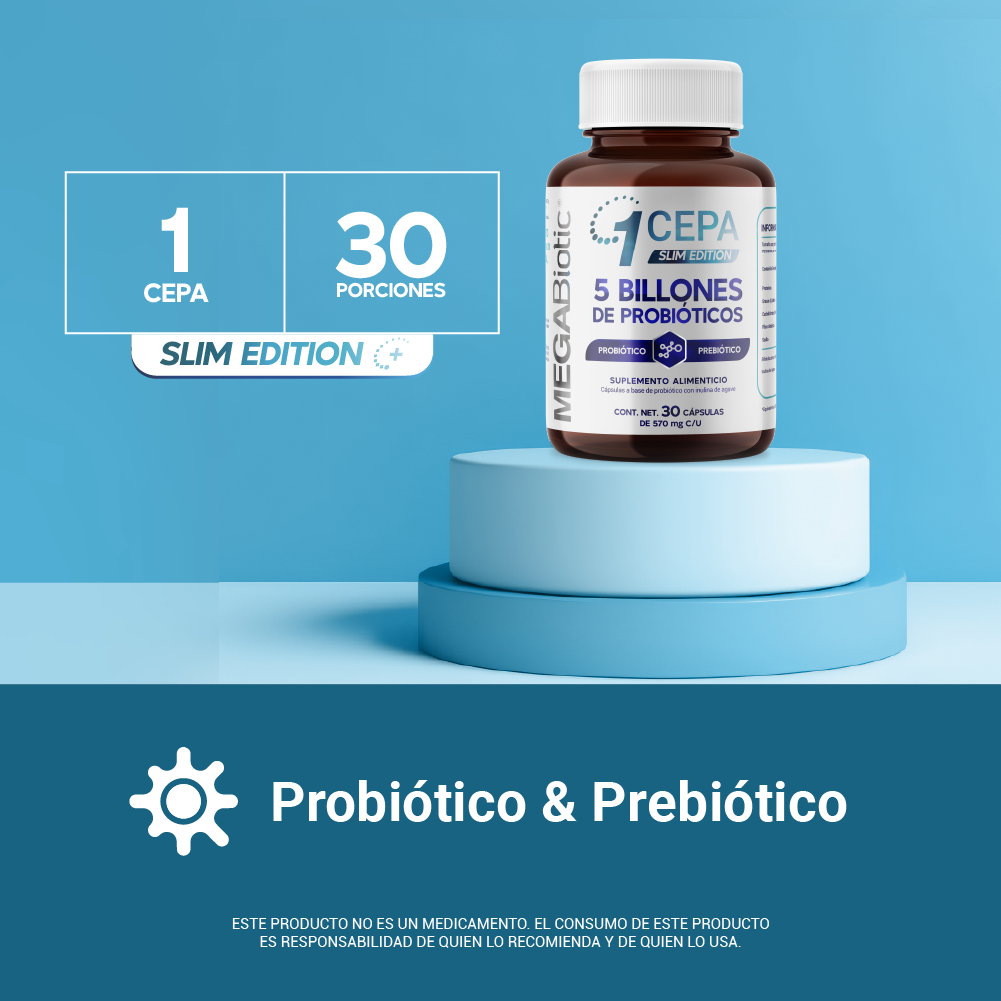 Foto 6 | Probióticos Slim Edition B. Animalis Megabiotic 30 Caps
