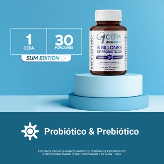 Foto 6 | Probióticos Slim Edition B. Animalis Megabiotic 30 Caps