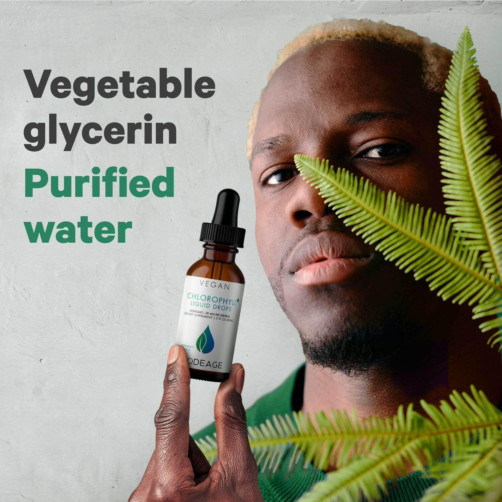 Foto 7 | Suplemento en Gotas de Clorofila Líquida Codeage 60 ml Vegano - Venta Internacional