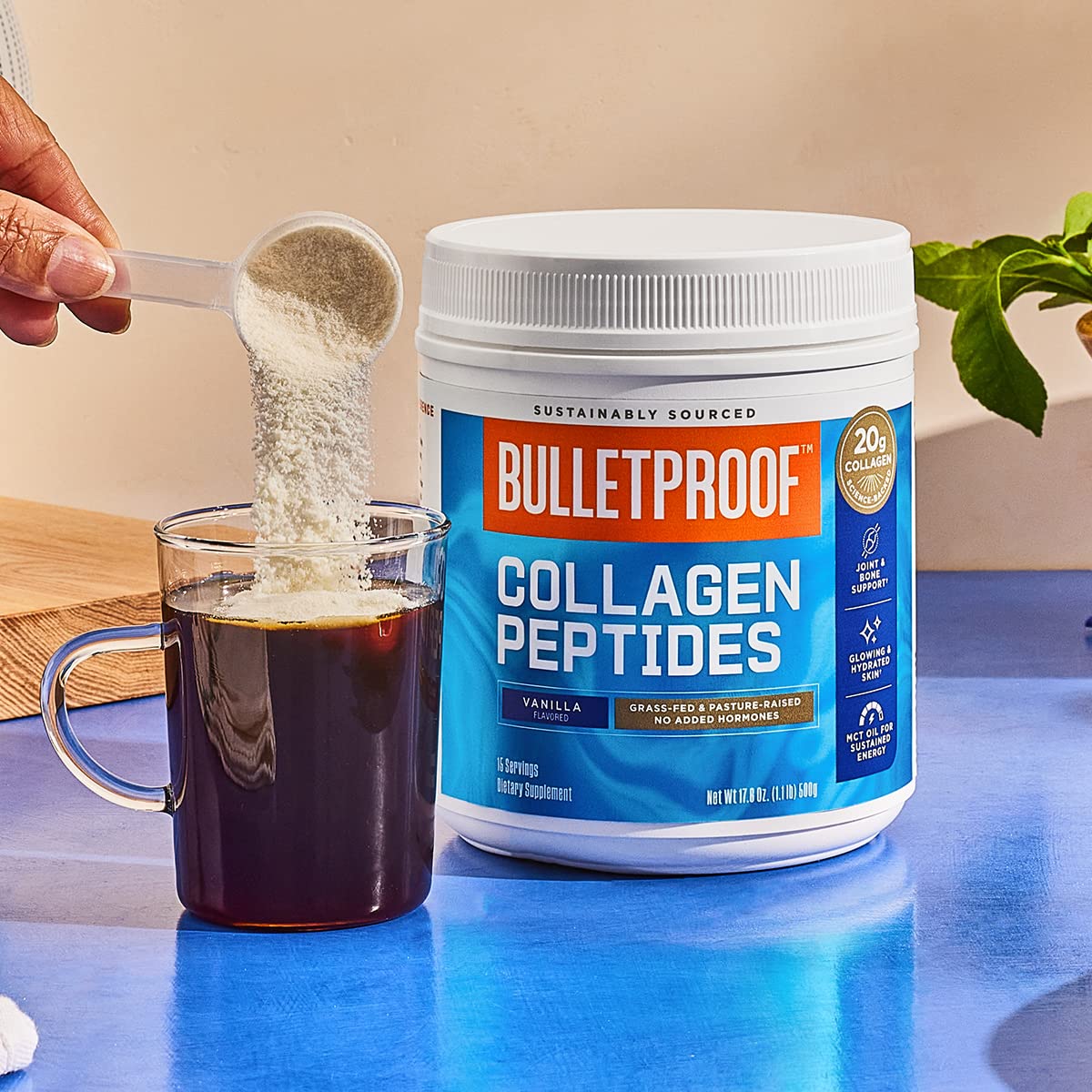 Foto 4 pulgar | Suplemento de Péptidos de Colágeno de Vainilla Bulletproof con MCT 405 g - Venta Internacional