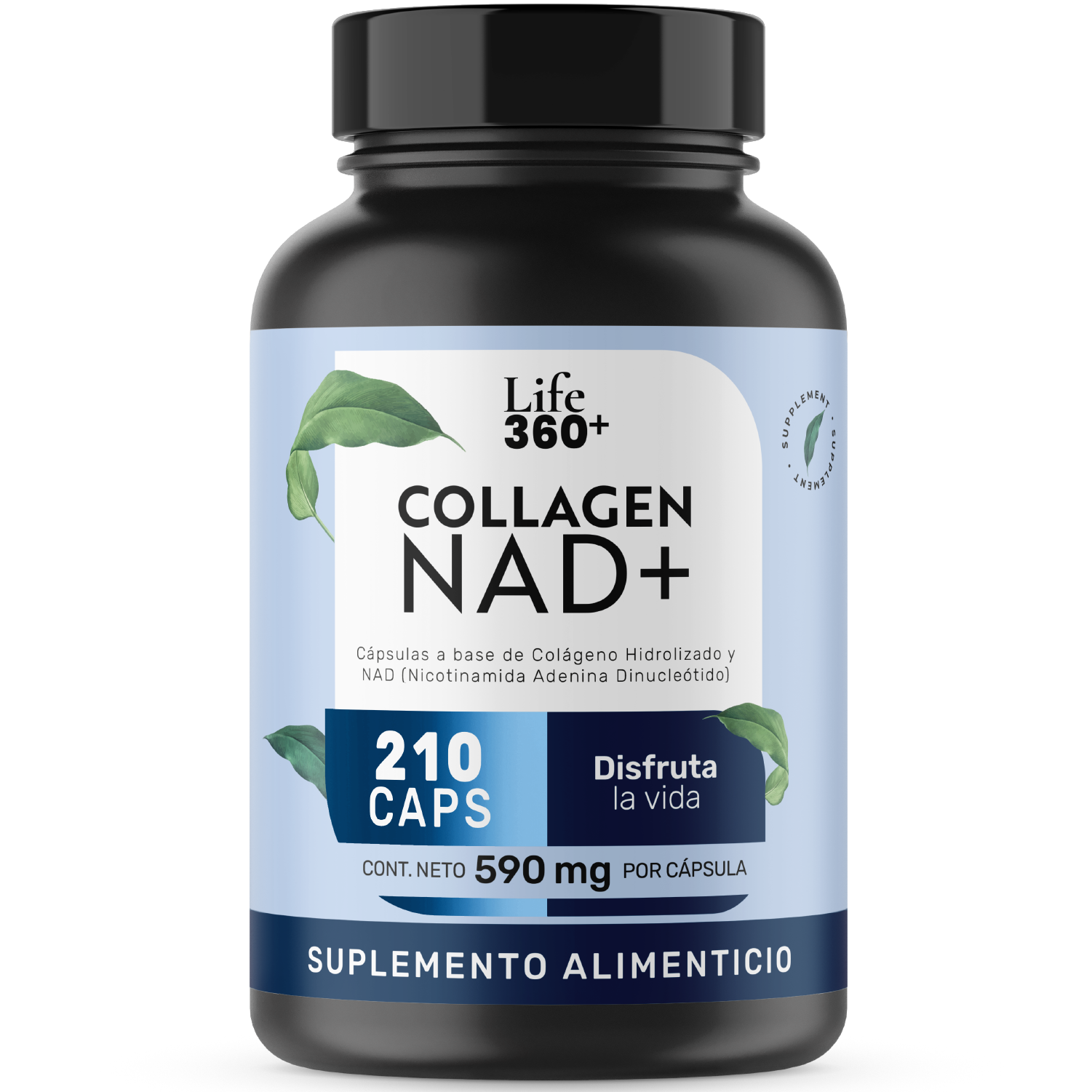 Foto 2 pulgar | Life 360+ Collagen Nad+ 210 Caps Nad Y Colágeno Hidrolizado
