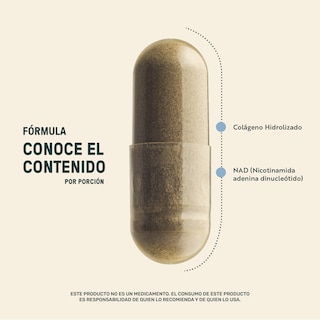 Foto 3 | Life 360+ Collagen Nad+ 210 Caps Nad Y Colágeno Hidrolizado