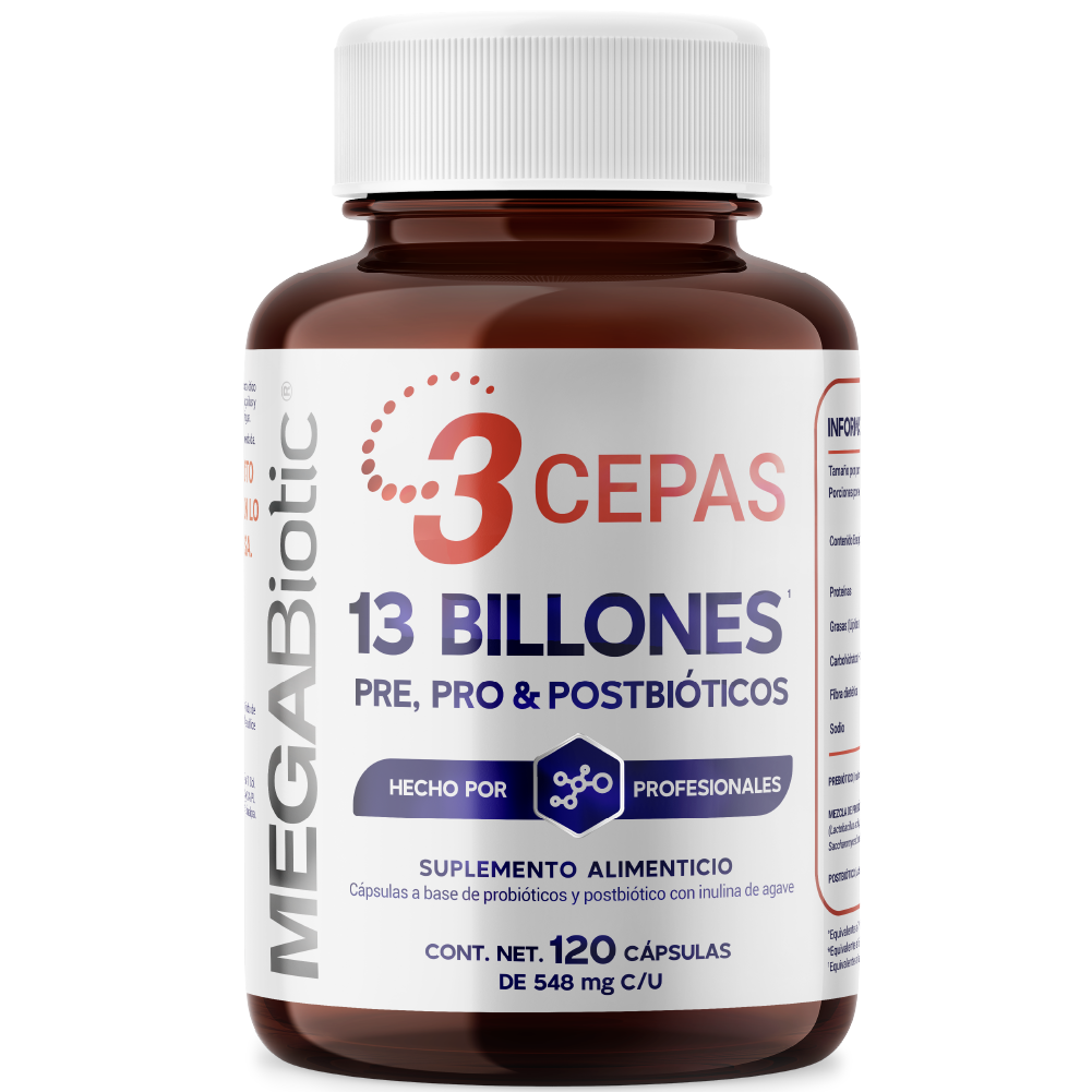 Foto 1 | Pre Pro Y Postbióticos Megabiotic 120 Caps Probióticos