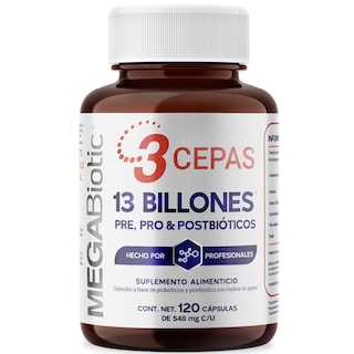 Foto 1 | Pre Pro Y Postbióticos Megabiotic 120 Caps Probióticos