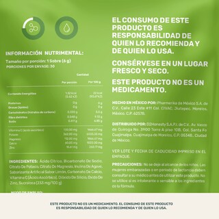 Foto 5 | Life360+ Electro-mix Effervescent Drink Limón 30 Sobres