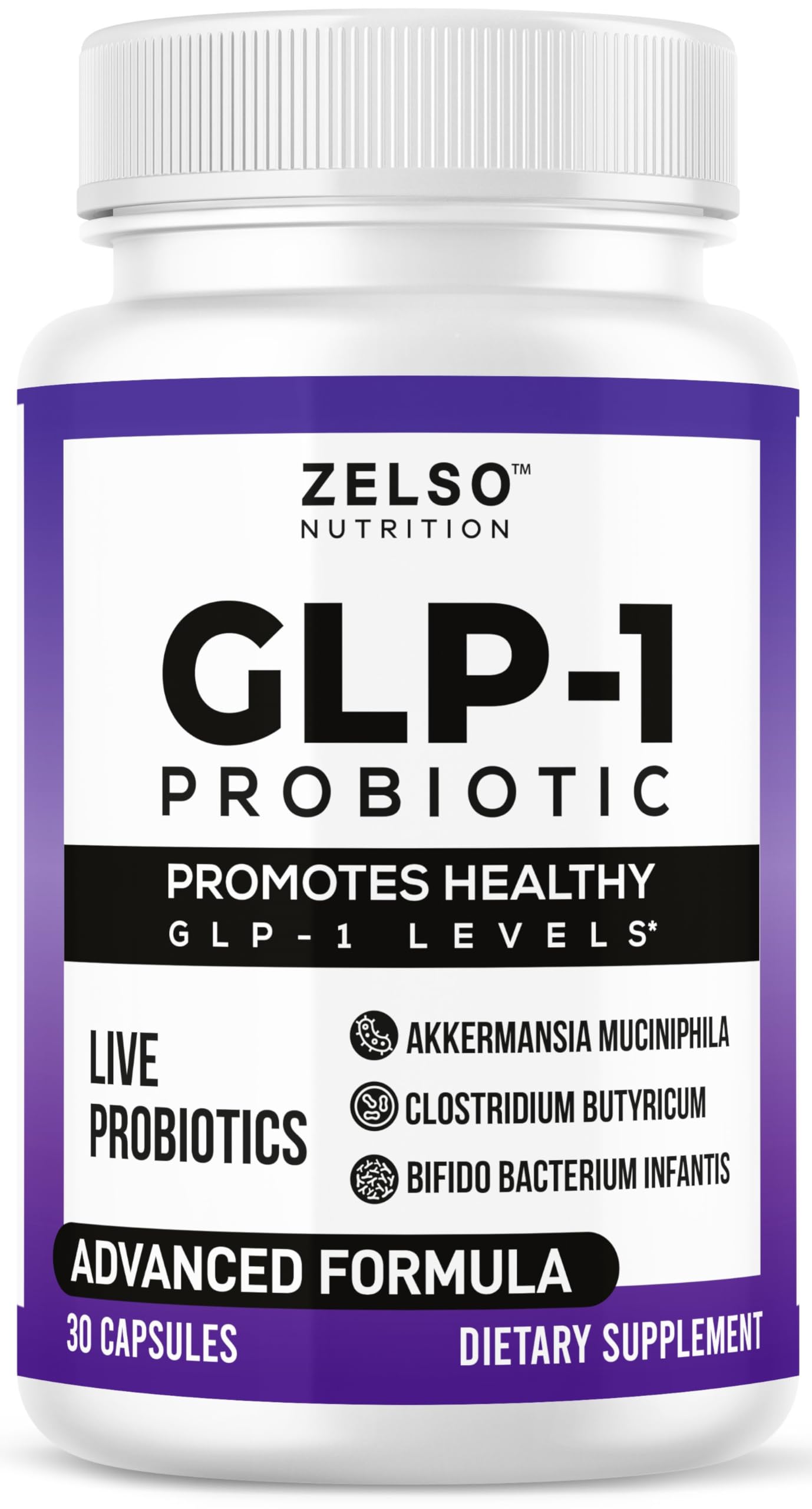 Foto 2 pulgar | Probiótico Zelso Glp-1 Con Akkermansia Muciniphila 500 M Cfu - Venta Internacional.