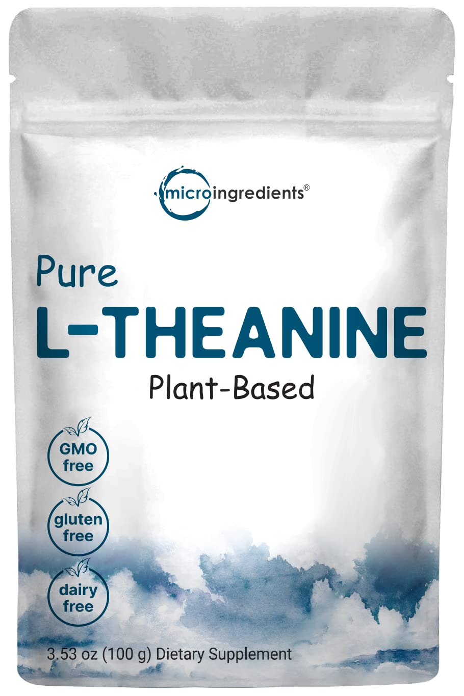 Foto 2 pulgar | Suplemento De Microingredientes: L-teanina En Polvo, 100 G - Venta Internacional.