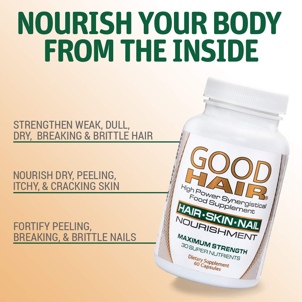 Foto 3 pulgar | Suplemento Century Systems Good Hair Maximum Strength 60 Cápsulas - Venta Internacional.