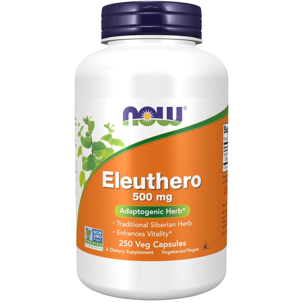 Foto 2 pulgar | Suplemento de Eleuterococo Now Eleuthero 500 mg 250 Capsulas