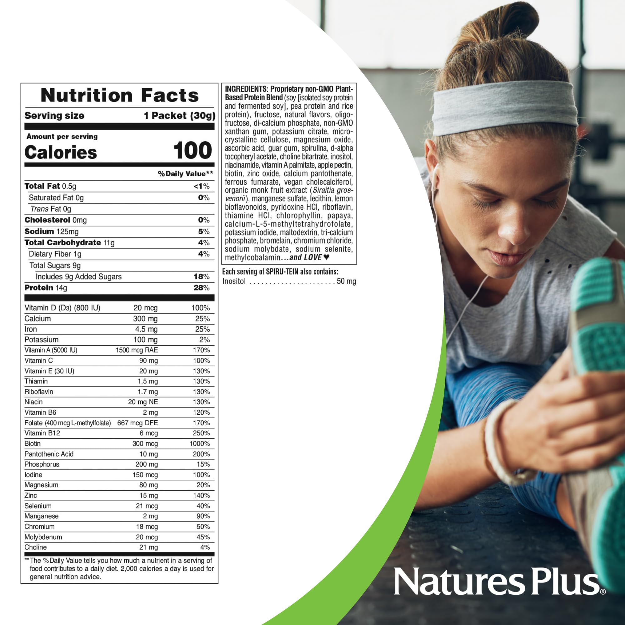 Foto 5 pulgar | Batido Proteico Naturesplus Spiru-tein Vainilla 8 Porciones - Venta Internacional.