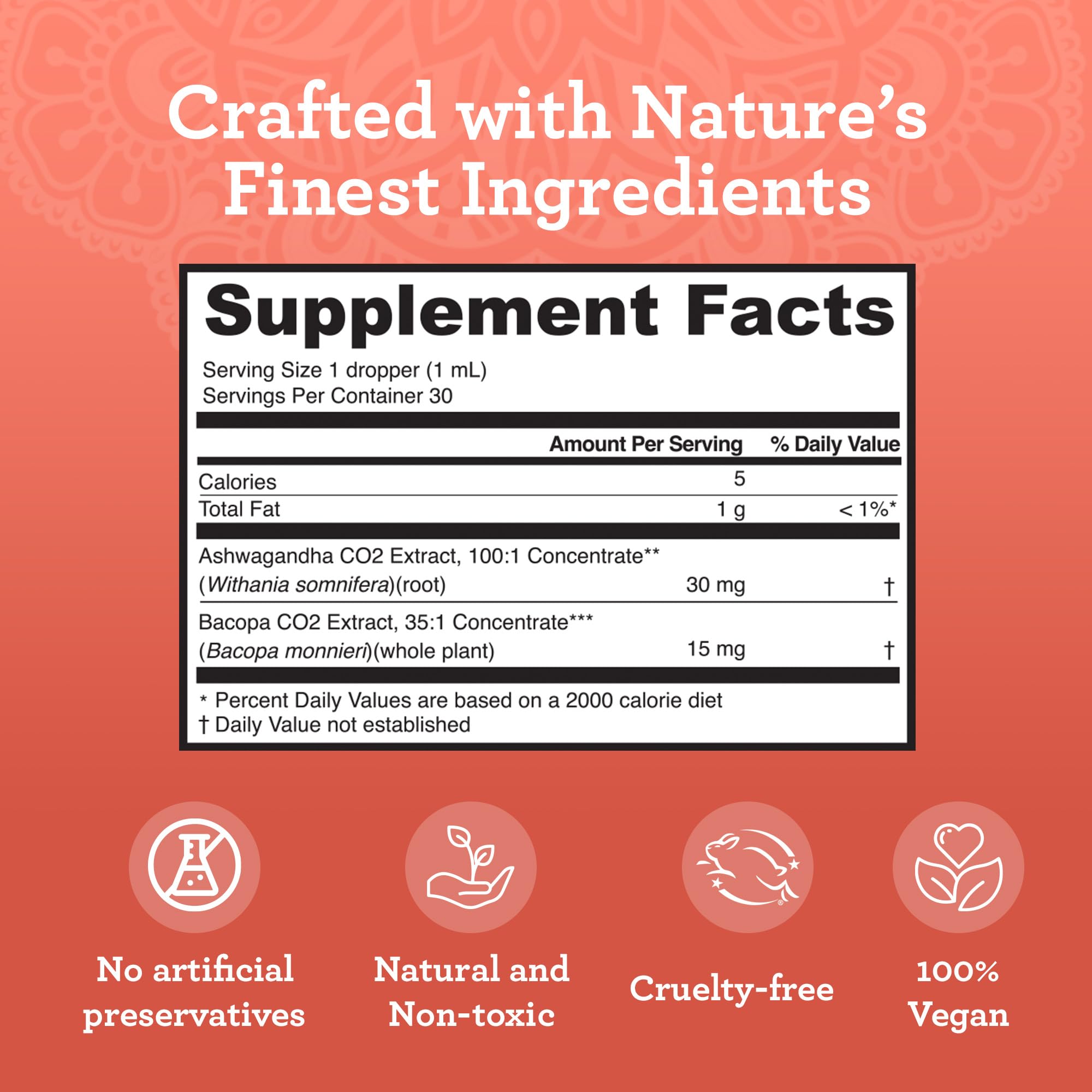 Foto 7 pulgar | Suplemento Gurunanda Liquid Ashwagandha Con Bacopa 30 Ml - Venta Internacional.