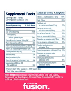 Foto 5 | Suplemento Bariatrico Bariatric Fusion Multivitamínico Wild Cherry Cereza 120 Tabs