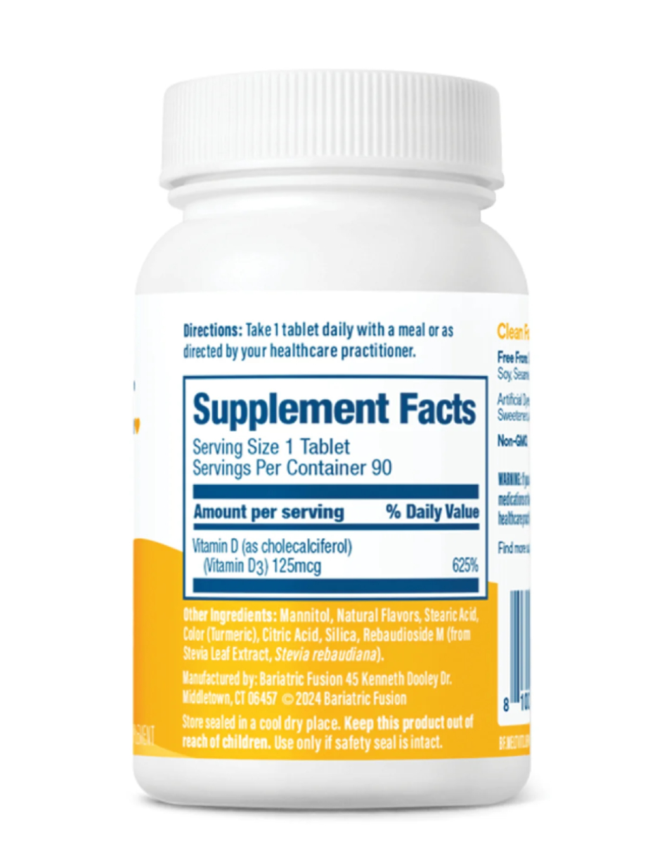 Foto 4 pulgar | Suplemento Bariatrico Bariatric Fusion Vitamin D Quick Melt Lemon Citrus 90 Tabletas