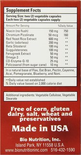Foto 3 | Suplemento Bio Nutrition Cholesterol Wellness - Venta Internacional.
