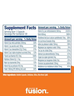 Foto 5 | Bariatric Fusion One Per Day 30 Cápsulas | Multivitamínico Bariátrico con Hierro | Post Cirugía Alta Absorción