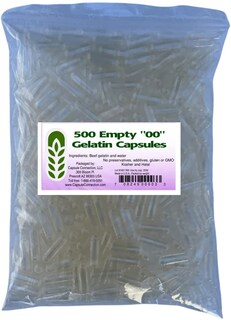 Foto 1 | Cápsulas De Gelatina Vacías Capsule Connection 00, Tamaño 500 Unidades - Venta Internacional.