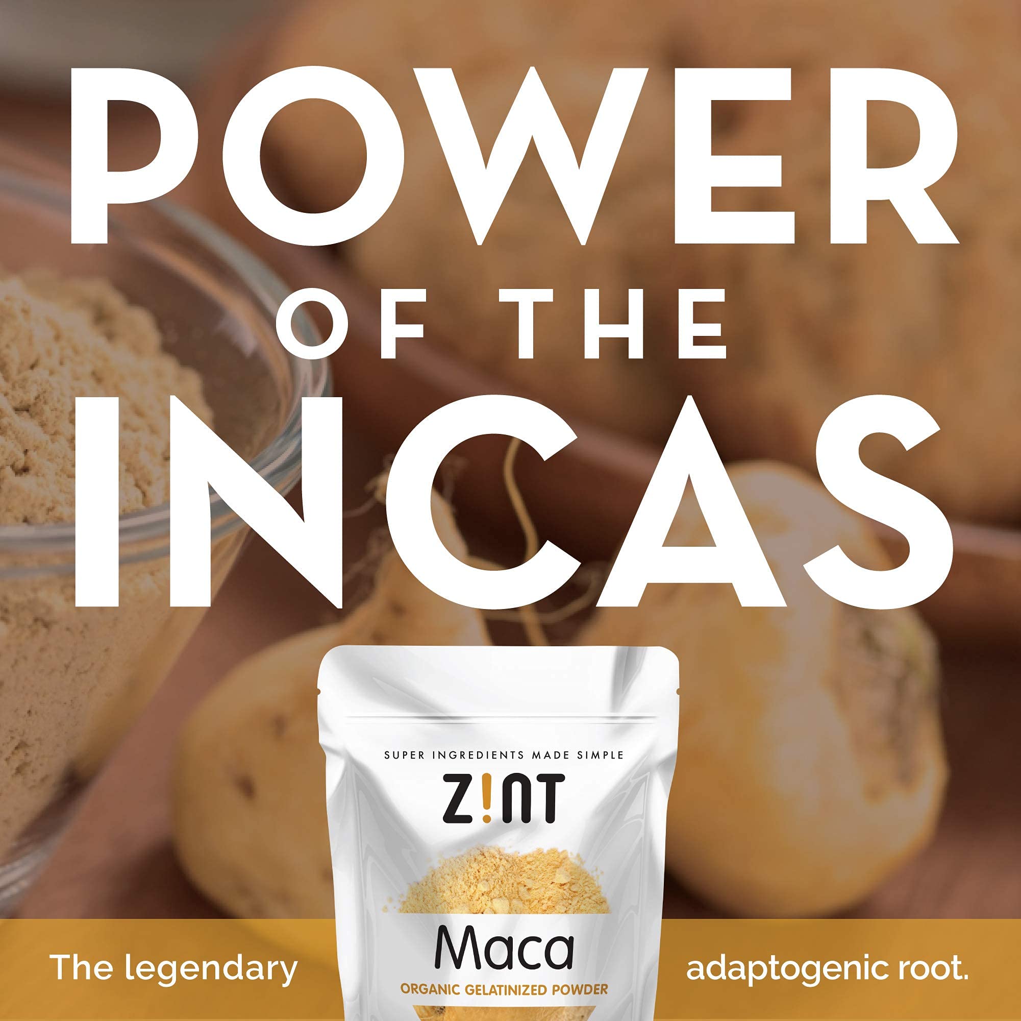 Foto 4 | Suplemento Zint De Maca Orgánica En Polvo, 240 Ml, Paleo Gelatinizada - Venta Internacional.