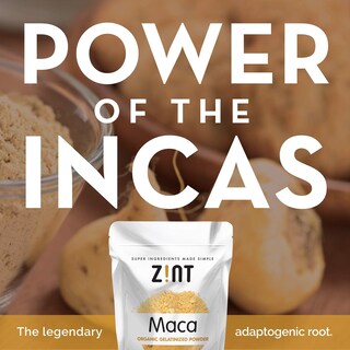 Foto 4 | Suplemento Zint De Maca Orgánica En Polvo, 240 Ml, Paleo Gelatinizada - Venta Internacional.