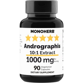 Foto 1 | Suplemento Monoherb: Extracto De Andrographis, 1000 Mg, 90 Cápsulas - Venta Internacional.