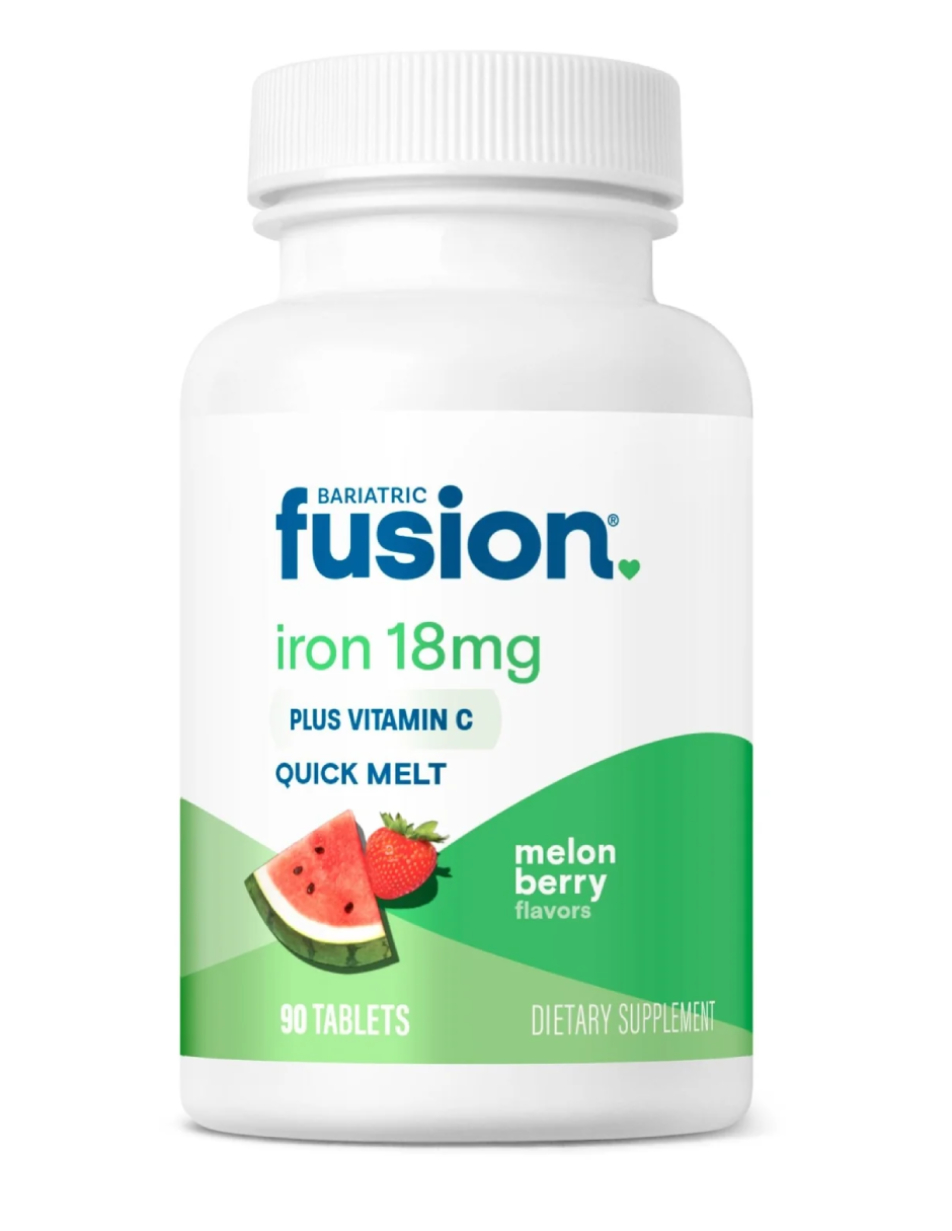 Foto 2 pulgar | Suplemento Bariatrico Bariatric Fusion Iron Plus Vitamin C Quick Melt Melon-berry 90 Tas