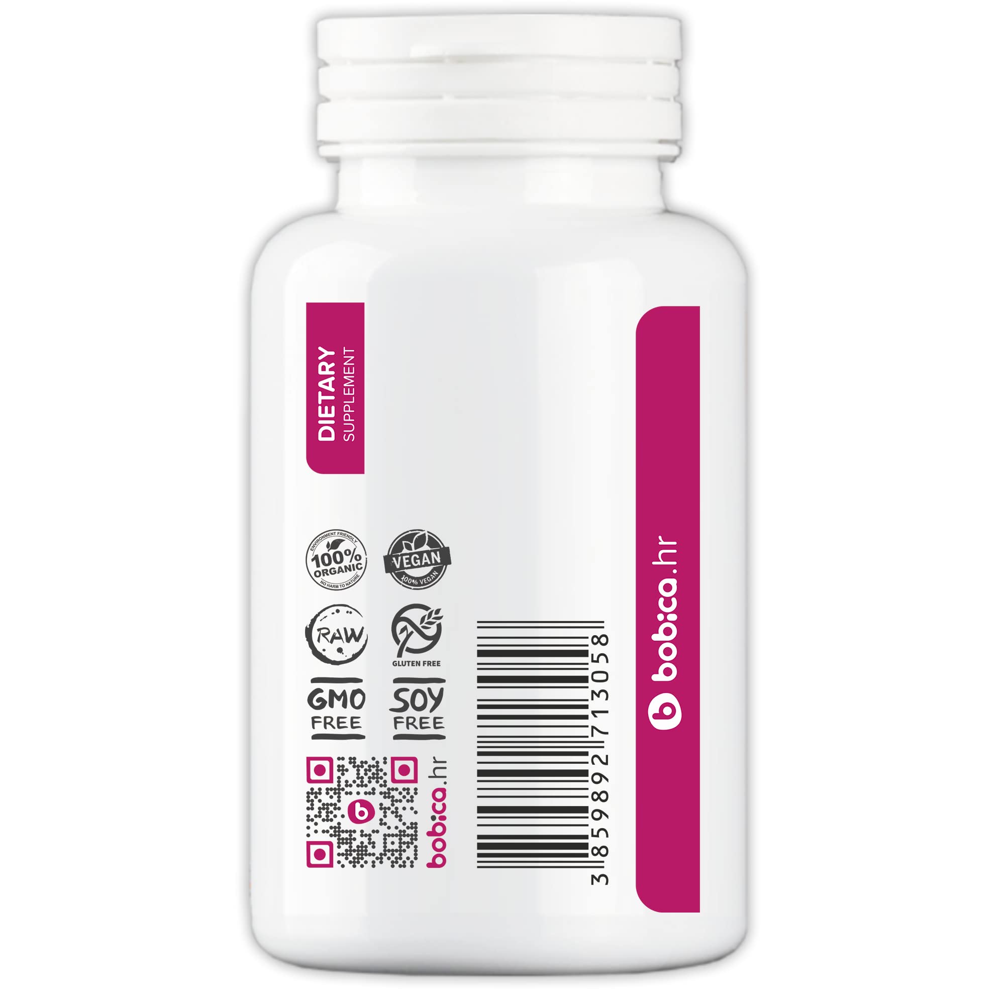 Foto 4 pulgar | Suplemento De Bobica, Cápsulas Orgánicas De Bayas De Aronia, 500 Mg - Venta Internacional.