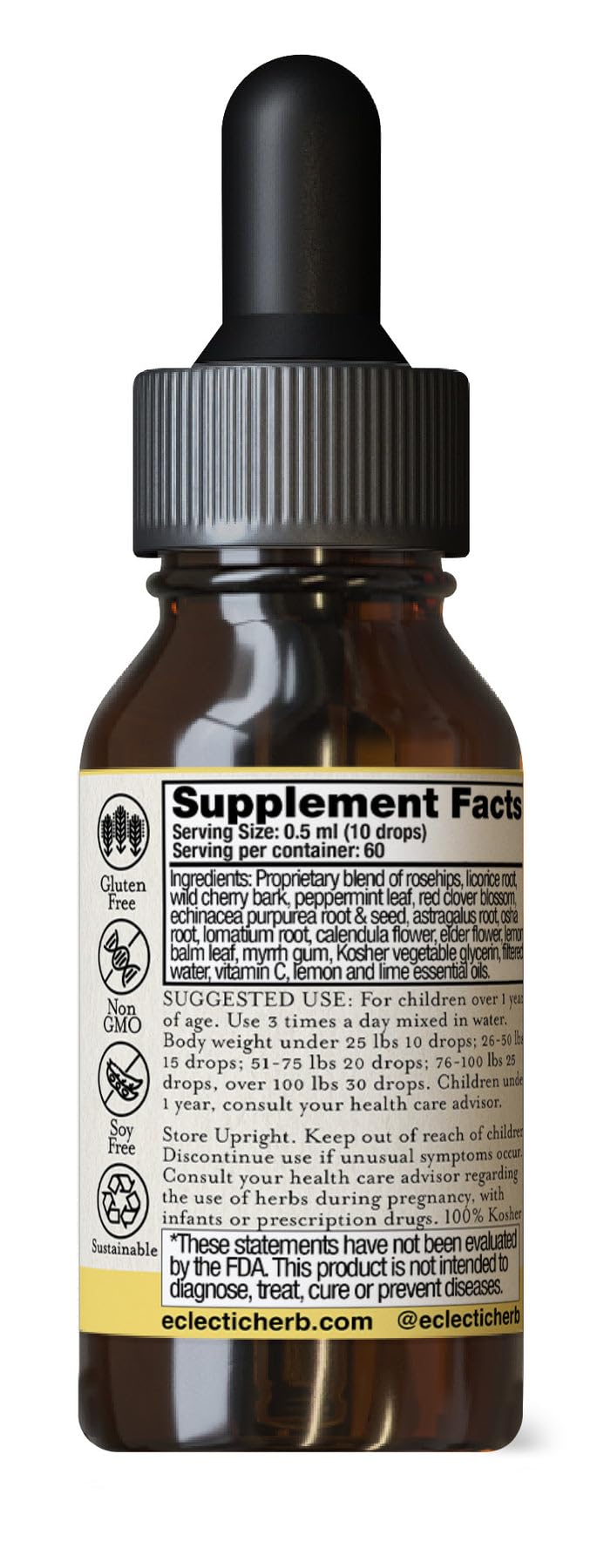 Foto 4 pulgar | Suplemento Eclectic Institute Eclectic Herbs Kid's Herbal Biotic, 30 Ml - Venta Internacional.